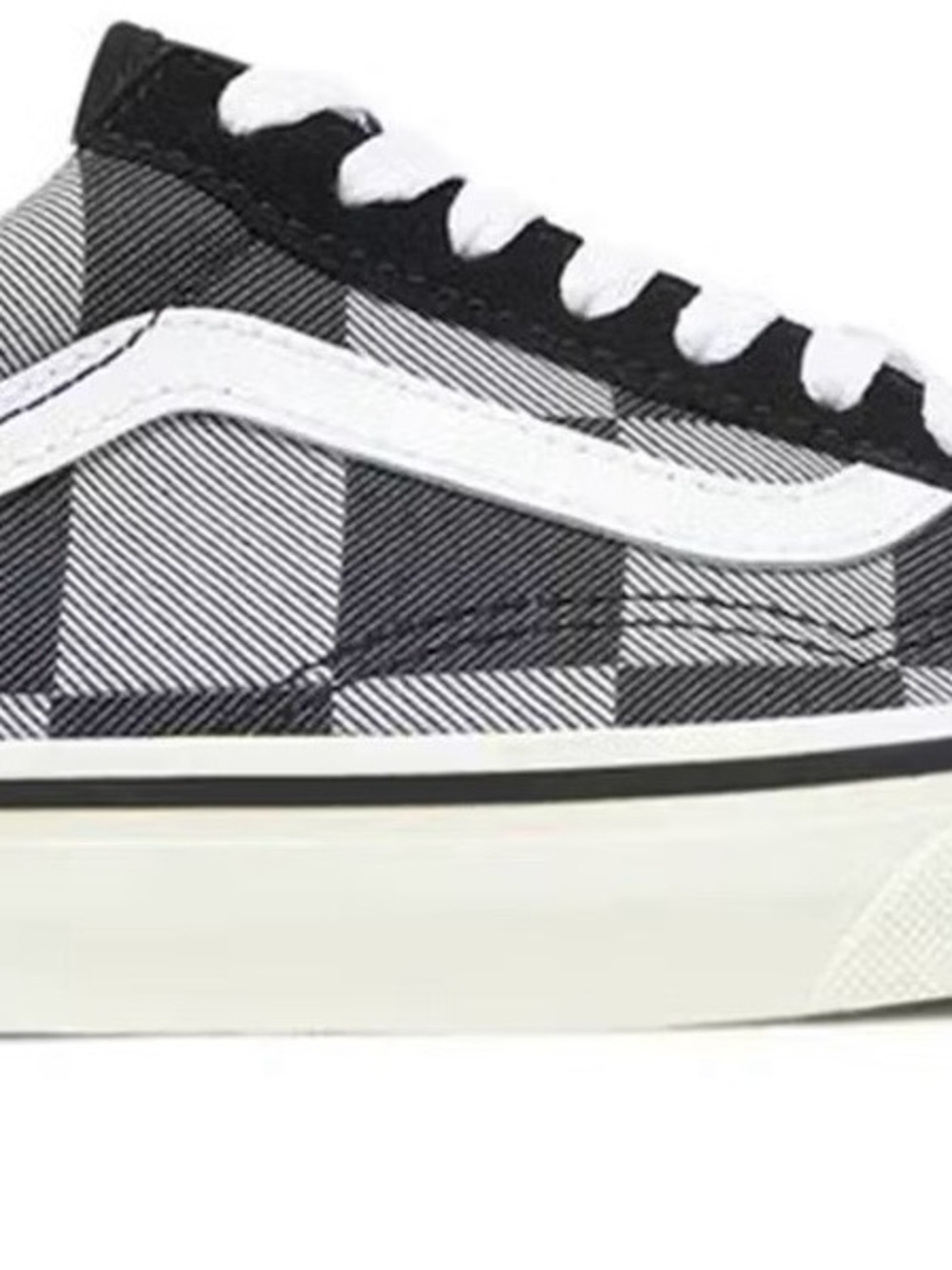Vans Old school men’s  Black gray Oversize Checkerboard new size 13
